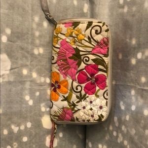 Vera Bradley wristlet. Retired pattern.